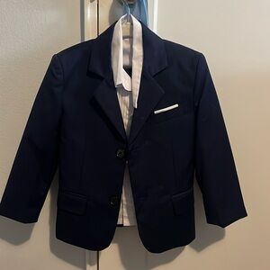 Toddler Navy Blue Tuxedo